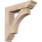 Ekena Millwork Westlake Traditional Smooth Bracket w/ Offset Brace, Douglas Fir, 5 1/2"W x 22"D x 22"H BKT0604X22X22WTL01SDF - alternate 1